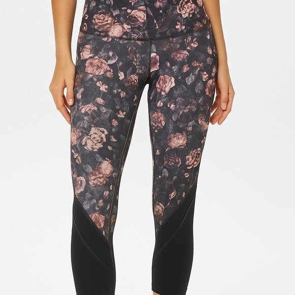 Women's - Lululemon Wunder Under Crop II Floral Leggings - Picture 1 of 8
